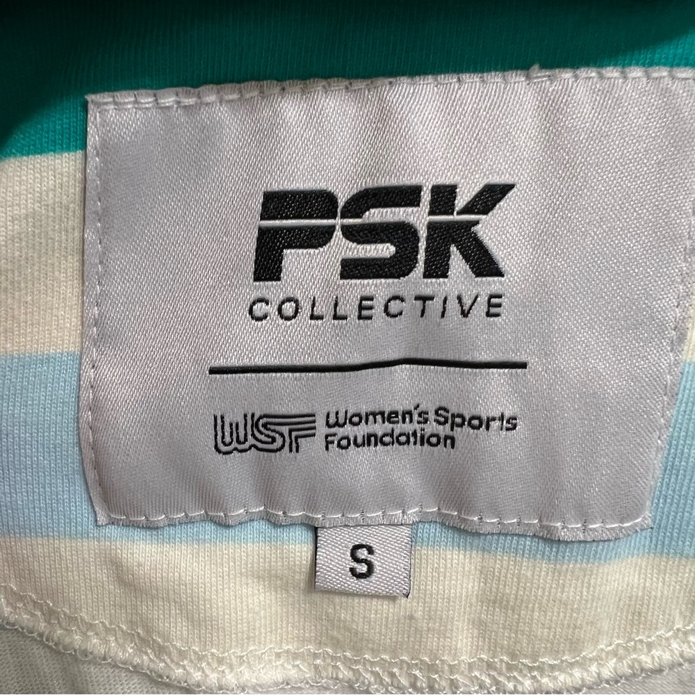 PSK Collective Rugby Equality Patch Collared Rainbow Top w/ WSF Sleeve Patch, S - Picture 10 of 14